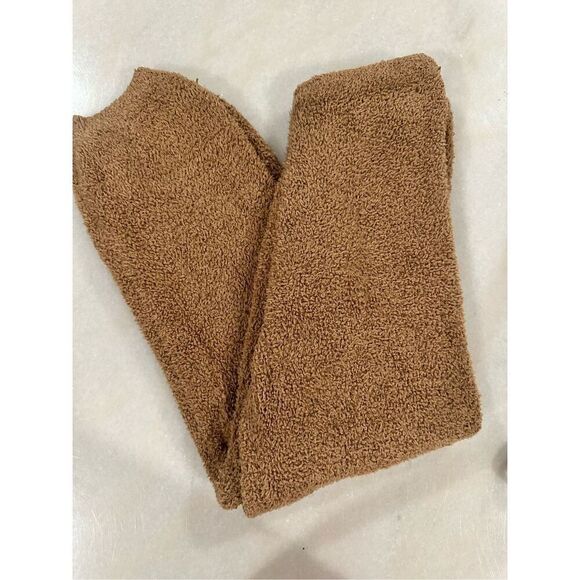 Skims Cozy Fuzzy Tan Joggers, size S/M - Picture 1 of 8